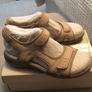 Clarks sandals. New.